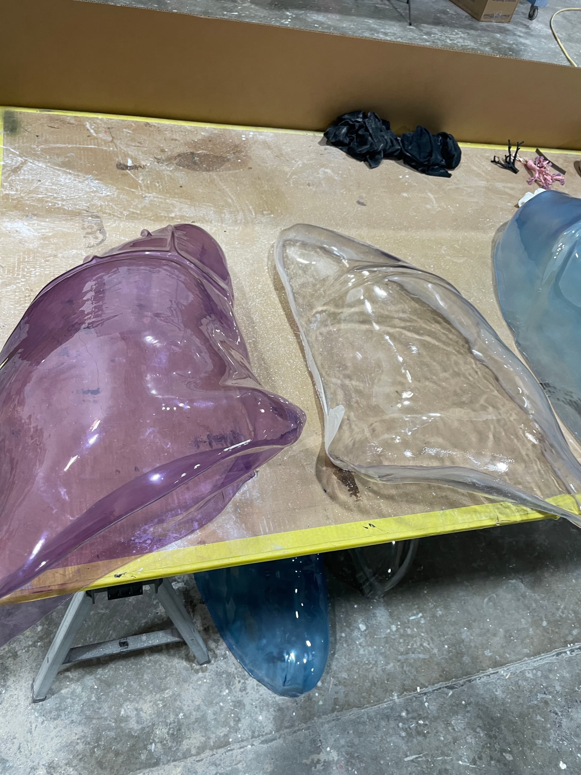 Vacuum formed PETG shells